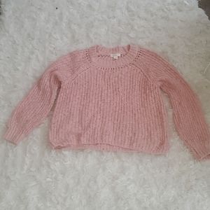 Aeropostal pink long-sleeve sweater
